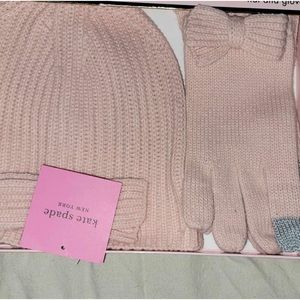 Kate Spade Hat and Glove set